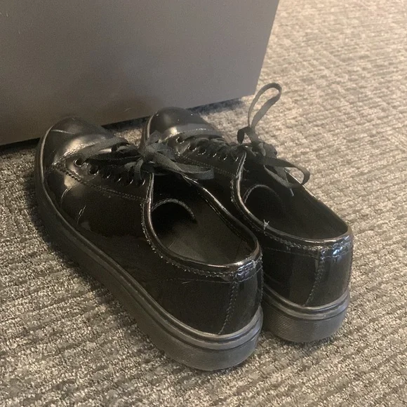 Dr Martens Spin Black Patent Sneakers - Picture 5 of 8